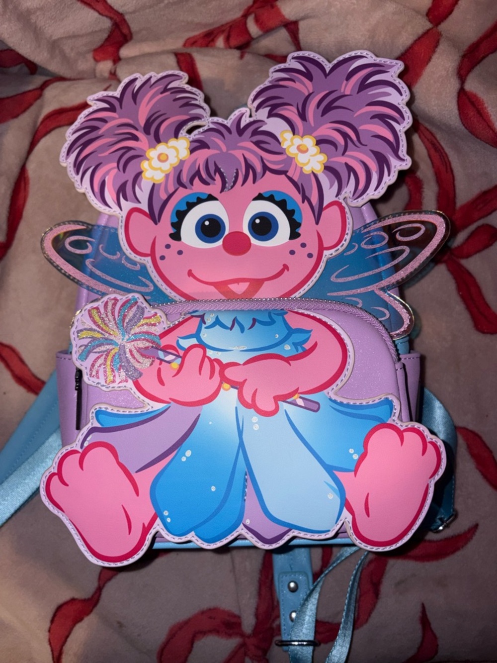 Loungefly Pink & Blue Abby Cadabby Fairy Kids Mini Back Pack